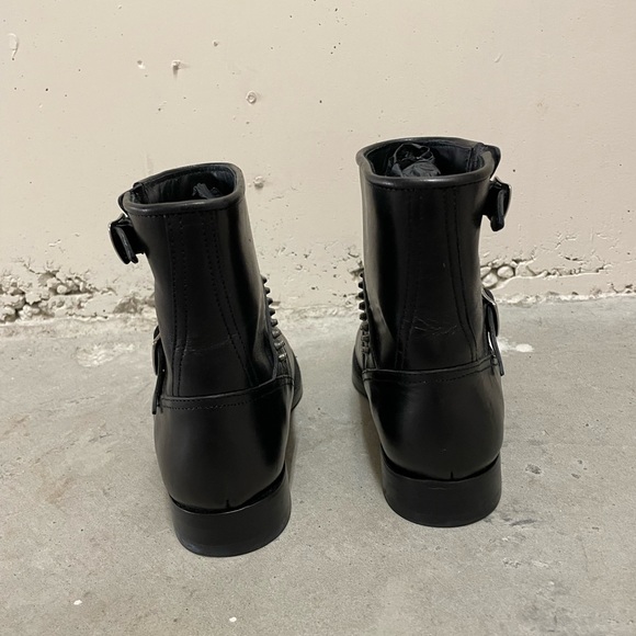 saint laurent studded strap boots - Picture 5 of 7